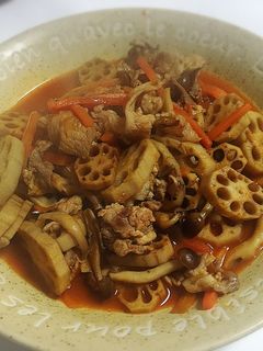 豚肉とレンコンのコチュジャン炒め♪-レシピのメイン写真