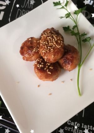 お弁当に★鍋用つくねを使って味噌団子-レシピのメイン写真