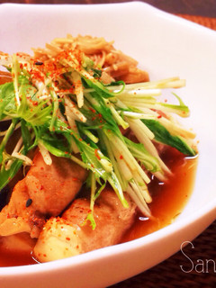 豚薄切り肉ですき焼き風〜♫節約おかず-レシピのメイン写真