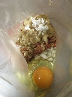 手を汚さない!ミニハンバーグ(お弁当に)-レシピのメイン写真