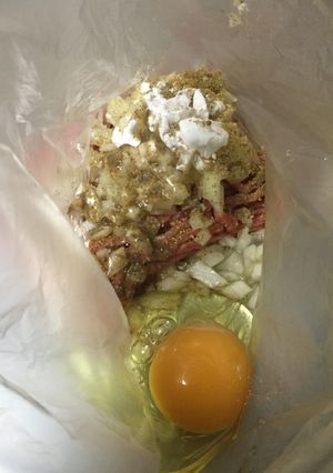 手を汚さない!ミニハンバーグ(お弁当に)-レシピのメイン写真