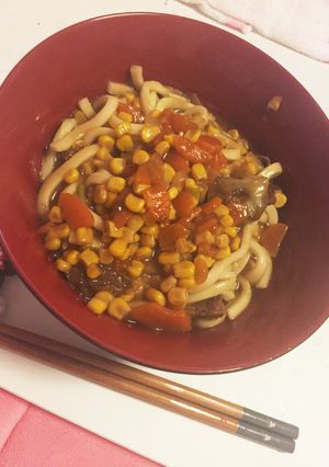 カレーの残りうどん☆-レシピのメイン写真