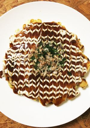 冷蔵庫にあるものでお好み焼き-レシピのメイン写真