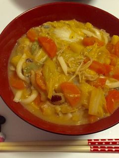 お味噌汁残り味噌煮込みうどん☆-レシピのメイン写真