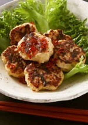 ふわふわ鶏ひき肉ハンバーグ♪-レシピのメイン写真