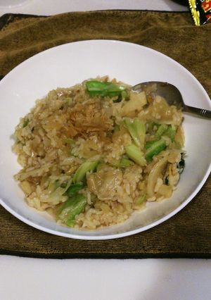 残り物野菜とご飯で♪和風リゾット-レシピのメイン写真