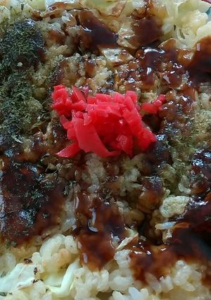 ごはんでお好み焼き風-レシピのメイン写真