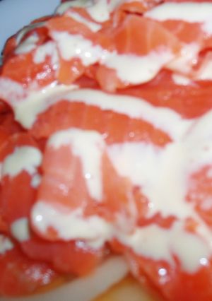 簡単♪サーモンのカルパッチョ風？？-レシピのメイン写真