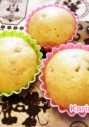 離乳食：バナナときな粉の蒸しパン-レシピのメイン写真