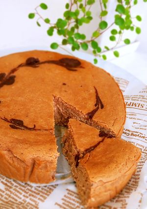 低糖質・おからココアチーズケーキ-レシピのメイン写真