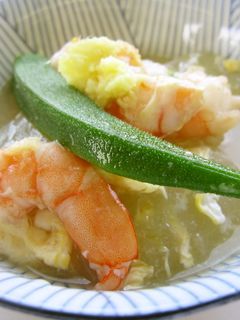 加賀太きゅうりとえびのあんかけ-レシピのメイン写真