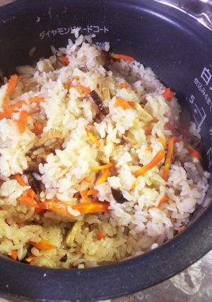 にんじんご飯 ^ - ^-レシピのメイン写真