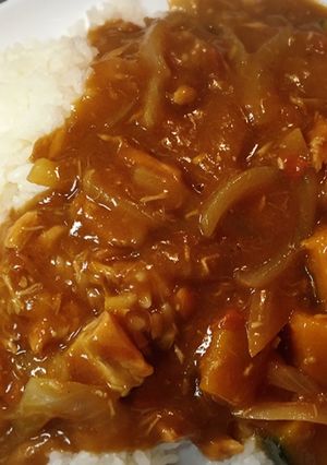 ツナとかぼちゃの簡単カレー-レシピのメイン写真