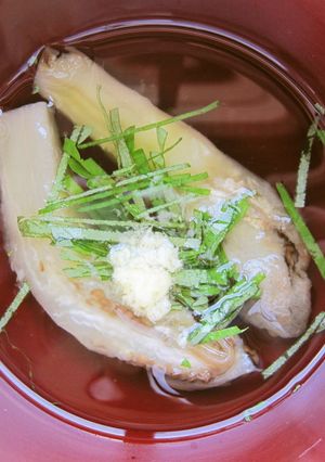 【使いきり】焼きなすのすまし汁-レシピのメイン写真