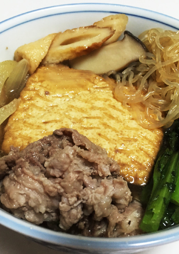 簡単！！厚揚げで肉豆腐-レシピのメイン写真