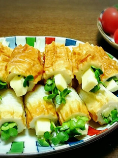おつまみ☆ピリ旨!かいわれのチーズちくわ-レシピのメイン写真