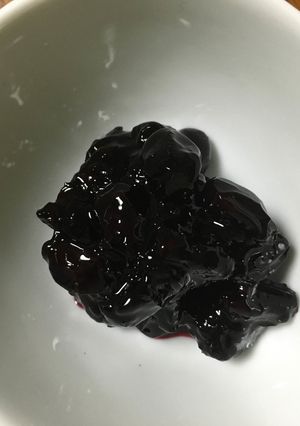 厚真産ハスカップの黒豆煮-レシピのメイン写真