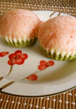 ひな祭り☺３色蒸しケーキ-レシピのメイン写真