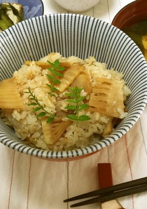 茹たけのこで☆味噌味☆たけのこ御飯-レシピのメイン写真