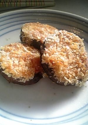 椎茸の小えびマヨ詰めパン粉焼き！-レシピのメイン写真