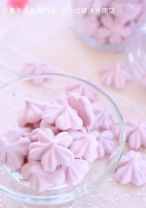 ふわふわラズベリー味 桜のマシュマロ-レシピのメイン写真
