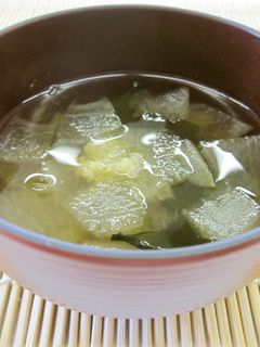 【使いきり】冬瓜のお澄まし-レシピのメイン写真