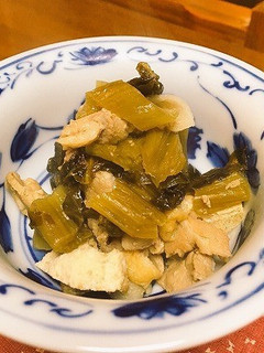 高菜と豚肉の炒め物-レシピのメイン写真