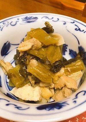 高菜と豚肉の炒め物-レシピのメイン写真
