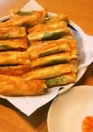 カニかまと豆腐で揚げワンタン-レシピのメイン写真