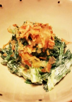シンプルに春菊★わさびマヨで★-レシピのメイン写真