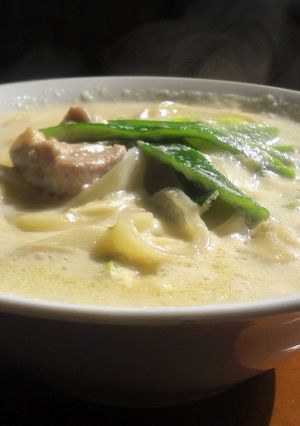 煮るだけ!2味豆乳うどん-レシピのメイン写真