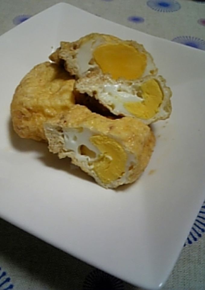 秘伝のタレde簡単☆卵の巾着煮-レシピのメイン写真