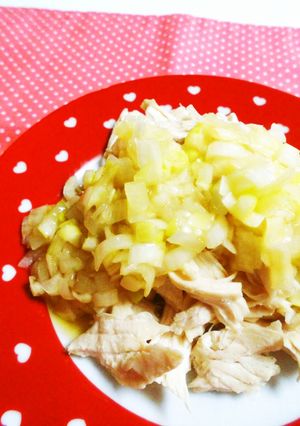 旨い！ご飯が進む！ササミのねぎ塩だれ-レシピのメイン写真