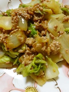 白菜と豚ひき肉のあんかけ*ゆず胡椒風味-レシピのメイン写真