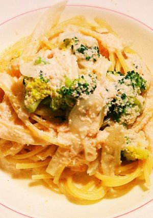 明太子とブロッコリーのクリームパスタ-レシピのメイン写真
