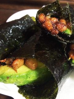 納豆アボカドの磯辺揚げ-レシピのメイン写真