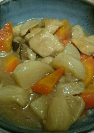 鶏むね肉とかぶのとろとろ煮-レシピのメイン写真