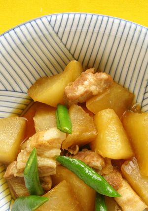 【使いきり】大根と豚バラの炒め煮-レシピのメイン写真