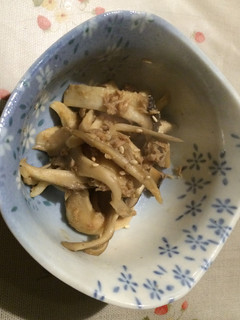 きのこの甘辛ツナごま煮-レシピのメイン写真