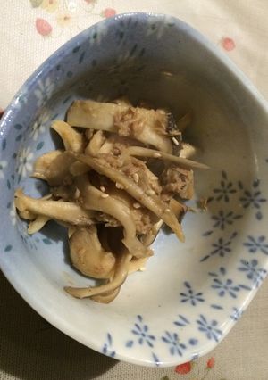 きのこの甘辛ツナごま煮-レシピのメイン写真
