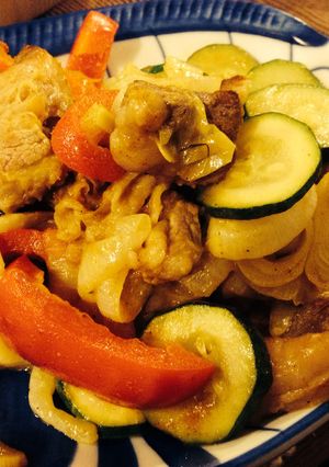 牛肉と野菜のカレー粉炒め-レシピのメイン写真
