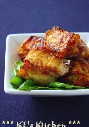 こんがり♪凍り豆腐のにんにく味噌焼き-レシピのメイン写真