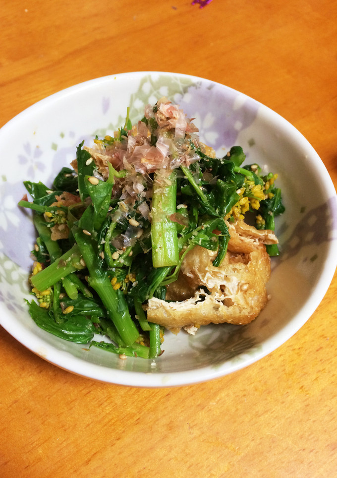 菜の花と油揚げの和え物-レシピのメイン写真