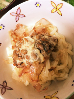 納豆うどん-レシピのメイン写真