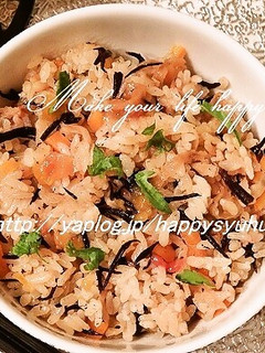 切干し大根と梅干し☆炊き込みご飯-レシピのメイン写真