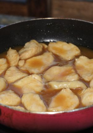 鶏胸肉のレモン味噌煮-レシピのメイン写真