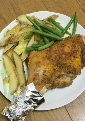 骨つき鳥もも肉のカレー風味グリル-レシピのメイン写真
