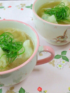 手作り餃子で作るスープ餃子(о´∀`о)-レシピのメイン写真