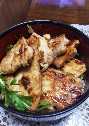 受験めし！マグロステーキ丼！-レシピのメイン写真