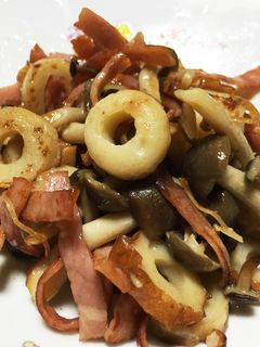 きのことちくわのマヨバター炒め-レシピのメイン写真